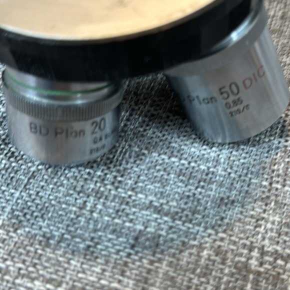 Nikon Optiphot Nosepiece with 4 BF objectives - Picture 10 of 12